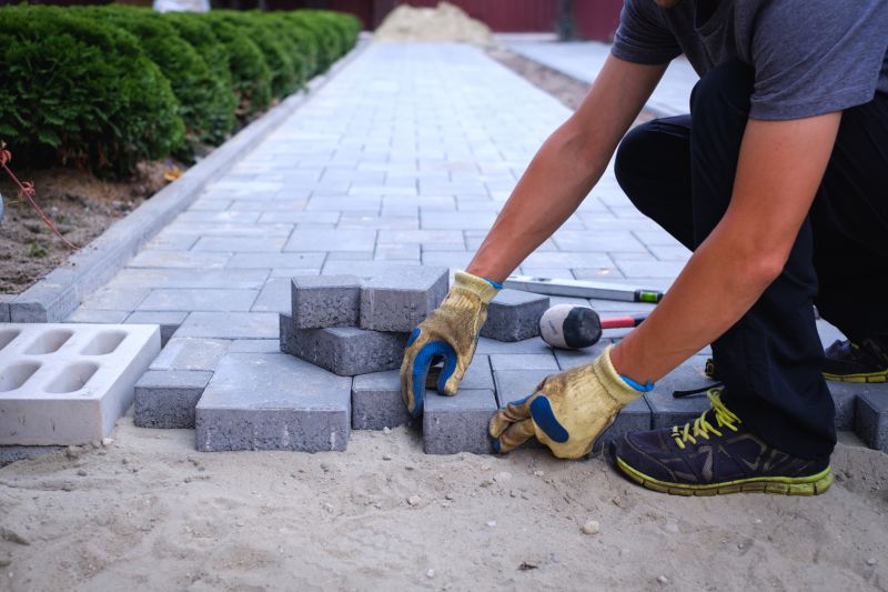 Repaired Paver Walkway